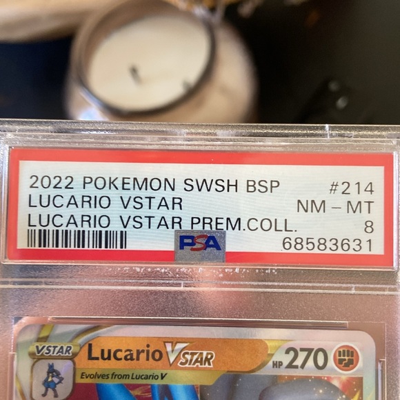 Mint 10 Graded Pokémon card, Lucario Vstar - Picture 3 of 3